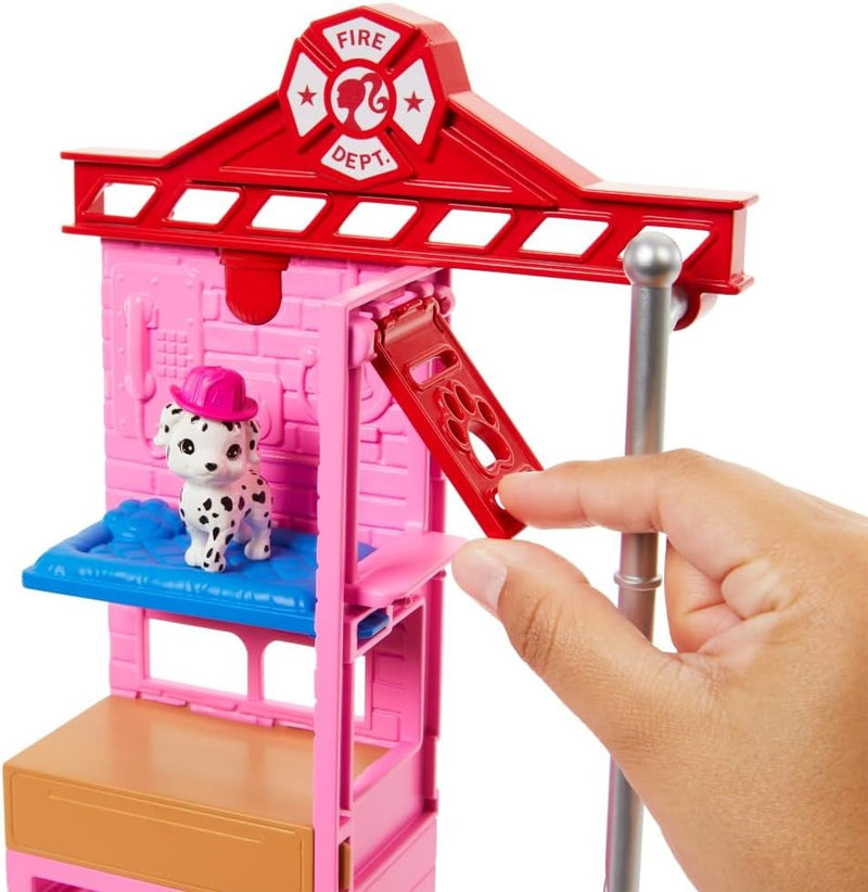 Barbie Careers: Firefighter Doll and Playset Toys & Games Mattel