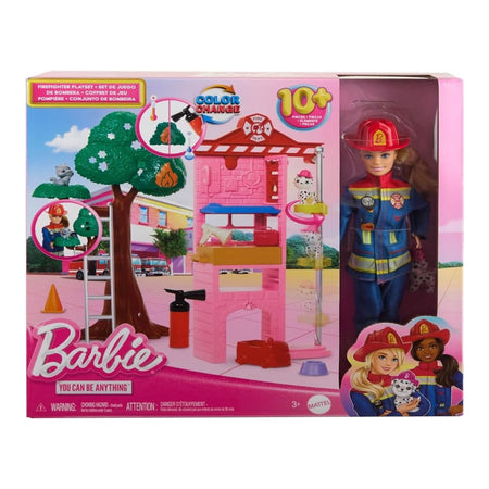 Barbie Careers: Firefighter Doll and Playset Toys & Games Mattel