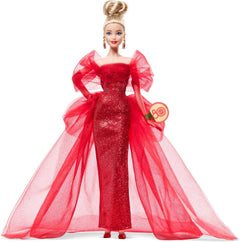 Barbie Signature Doll: 80th Anniversary - Red Tulle Gown Toys & Games Matt Makes Games