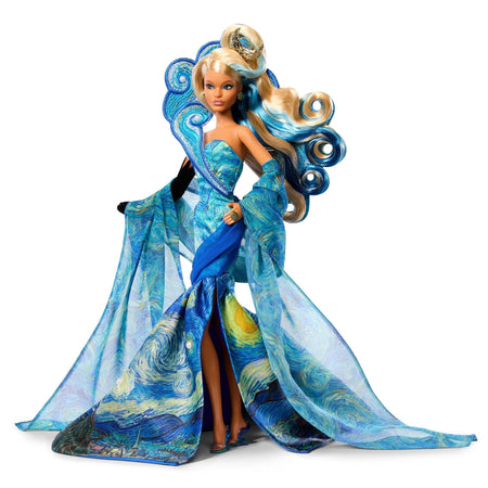 Barbie x MoMA: Vincent van Gogh - The Starry Night Collectible Doll Toys & Games Mattel