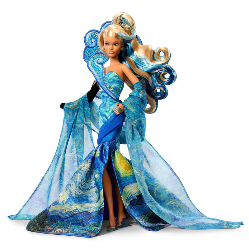 Barbie x MoMA: Vincent van Gogh - The Starry Night Collectible Doll Toys & Games Mattel
