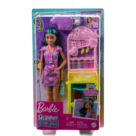 Barbie First Jobs: Skipper - Ear Piercing Station Toys & Games Mattel
