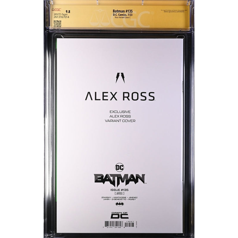 Batman: #135 (Alex Ross Signature Series CGC 9.8 CVR C) 2023