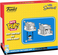 Bitty Pop! Towns: The Simpsons Bart Simpson and Kwik-E-Mart Vinyl Figure Toys & Games Funko