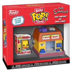 Bitty Pop! Towns: The Simpsons Bart Simpson and Kwik-E-Mart Vinyl Figure Toys & Games Funko