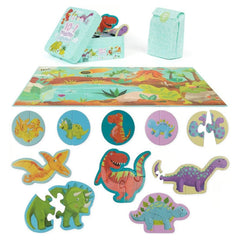Boppi: 10 in 1 Toddler Puzzles- Dinosaurs Toys & Games Generic