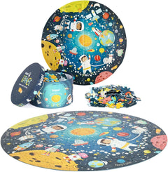 Boppi: Round Space Jigsaw Puzzle - 150 Piece Puzzle Board Game Boppi