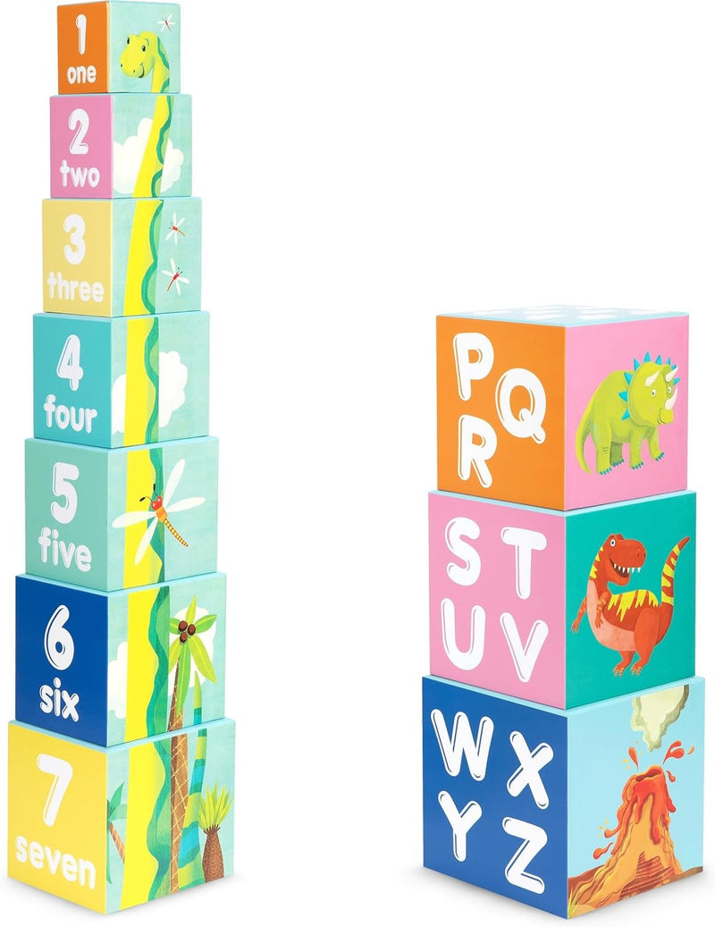 Boppi Stacking Cubes - Dinosaurs Toys & Games Boppi