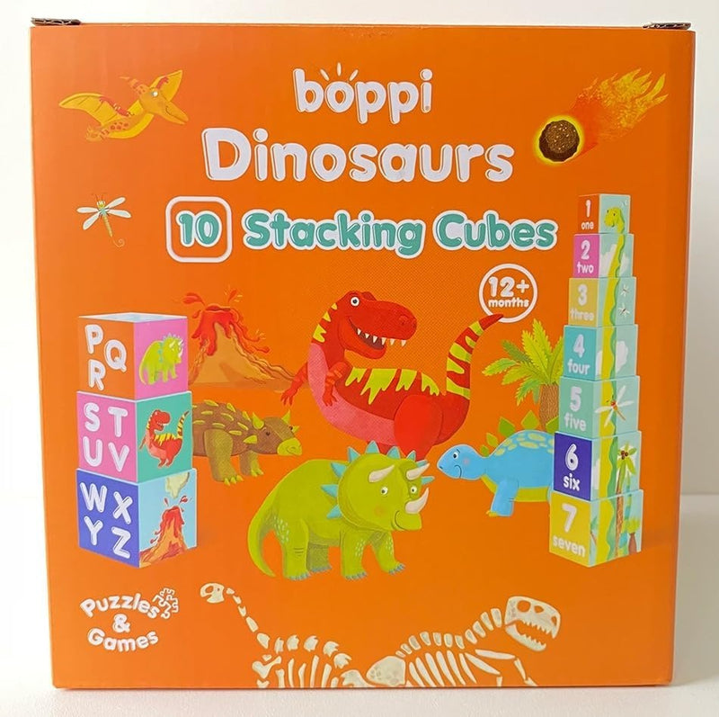Boppi Stacking Cubes - Dinosaurs Toys & Games Boppi