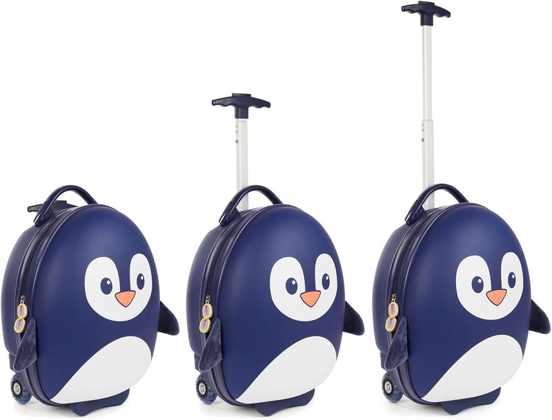 Boppi: Tiny Trekker Luggage Case - Blue Penguin Clothing and Apparel Boppi