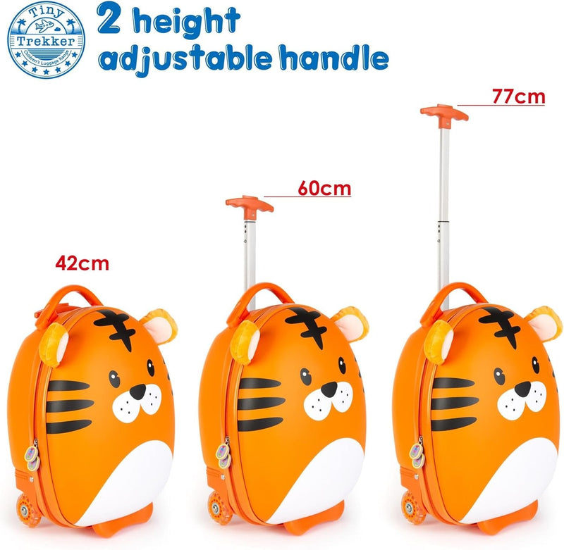 Boppi: Tiny Trekker Luggage Case - Tiger Clothing and Apparel Boppi