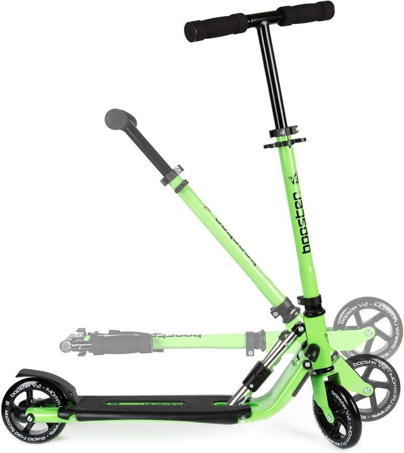 Bopster: Bopster V2 - 2 Wheeled Folding Scooter - Green Toys & Games Bopster