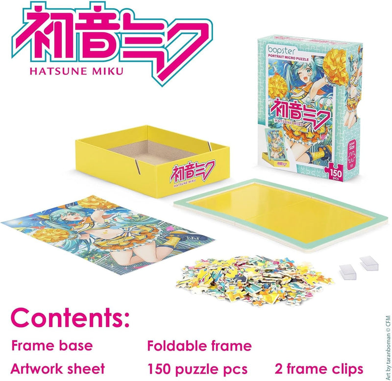 Bopster: Hatsune Miku Portrait Micro Puzzle - Cheerleader Toys & Games Bopster