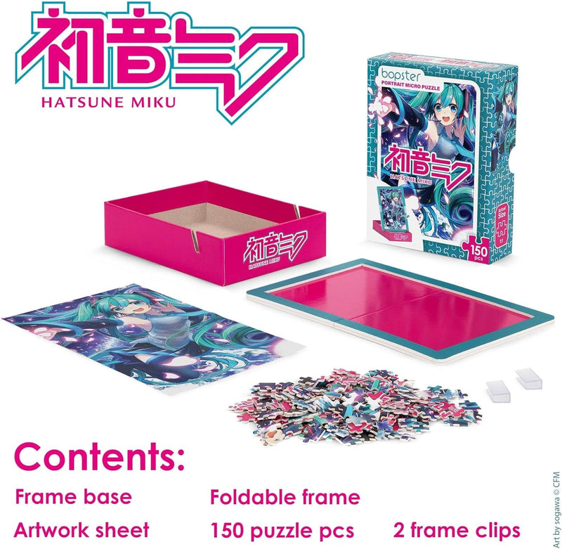 Bopster: Hatsune Miku Portrait Micro Puzzle - Singer Toys & Games Bopster