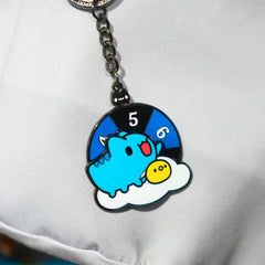 Bugcat Capoo: Capoo Spinner Number Dial Keychain Accessories Bugcat Capoo