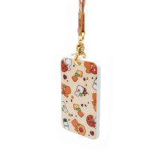 Milk Mocha Bear: Cookie Card Holder and Lanyard Lanyards Milk Mocha Bear