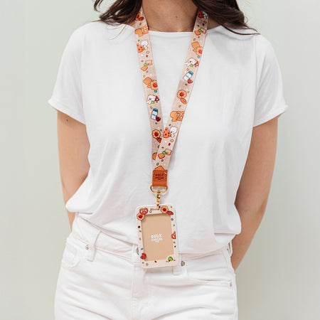 Milk Mocha Bear: Cookie Card Holder and Lanyard Lanyards Milk Mocha Bear