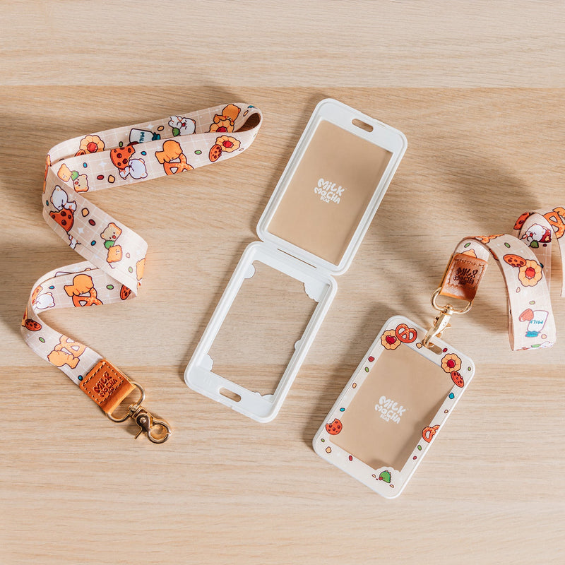Milk Mocha Bear: Cookie Card Holder and Lanyard Lanyards Milk Mocha Bear