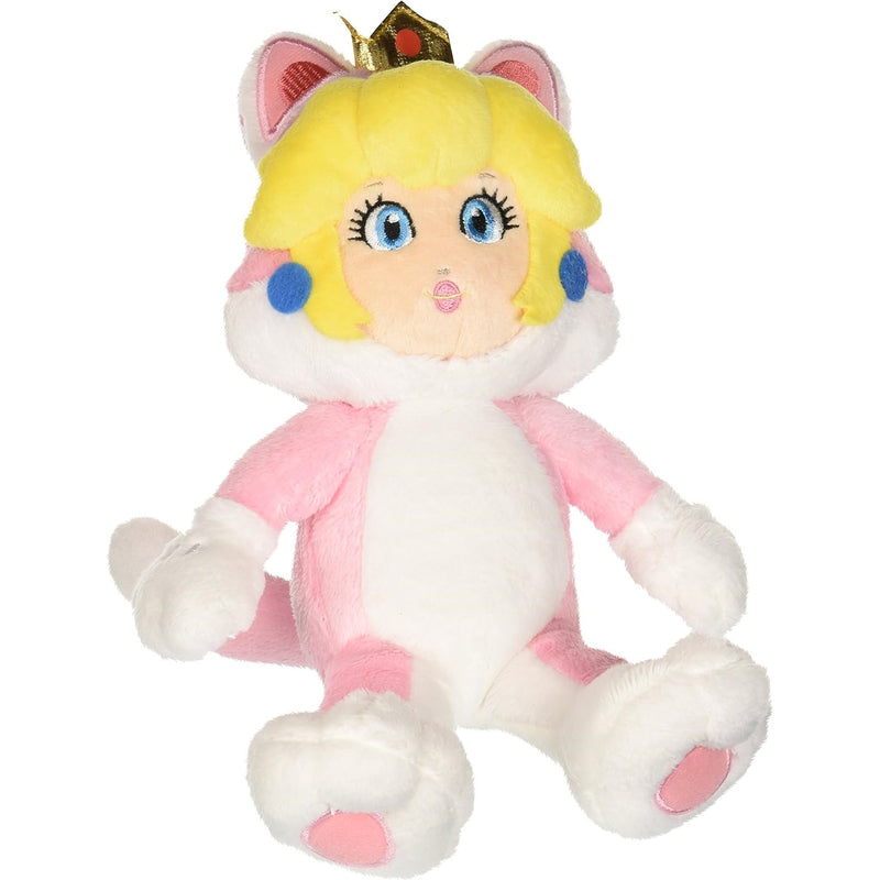 Super Mario Cat Peach - 10" Plush Toys & Games Nintendo