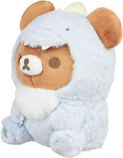 Chairoikoguma San-X Original: Plays with Dino Series Plush - Pastel Blue Toys & Games Rilakkuma