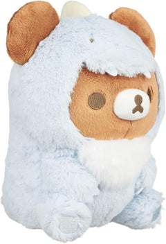 Chairoikoguma San-X Original: Plays with Dino Series Plush - Pastel Blue Toys & Games Rilakkuma