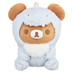 Chairoikoguma San-X Original: Plays with Dino Series Plush - Pastel Blue Toys & Games Rilakkuma