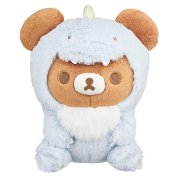 Chairoikoguma San-X Original: Plays with Dino Series Plush - Pastel Blue Toys & Games Rilakkuma