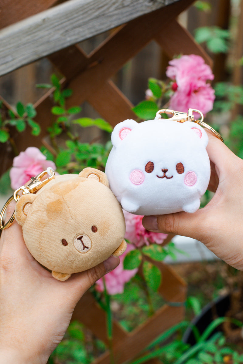 Milk Mocha Bear: Chonky Plush Keychain Set Keychains Milk Mocha Bear