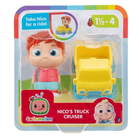 CoComelon: JJ & Friends Cruisers - Nico's Truck Cruiser Toys & Games Jazwares