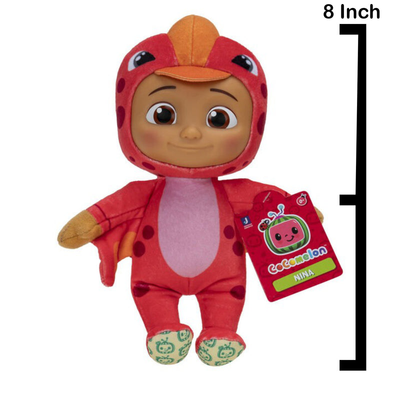 CoComelon: Little 8 Inch Plush - Dino Nina Toys & Games Jazwares