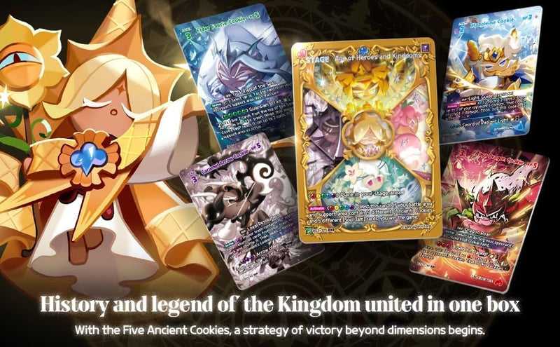 CookieRun Braverse TCG: Age of Heroes and Kingdoms Booster Box - 28 Packs Card Game Devsisters