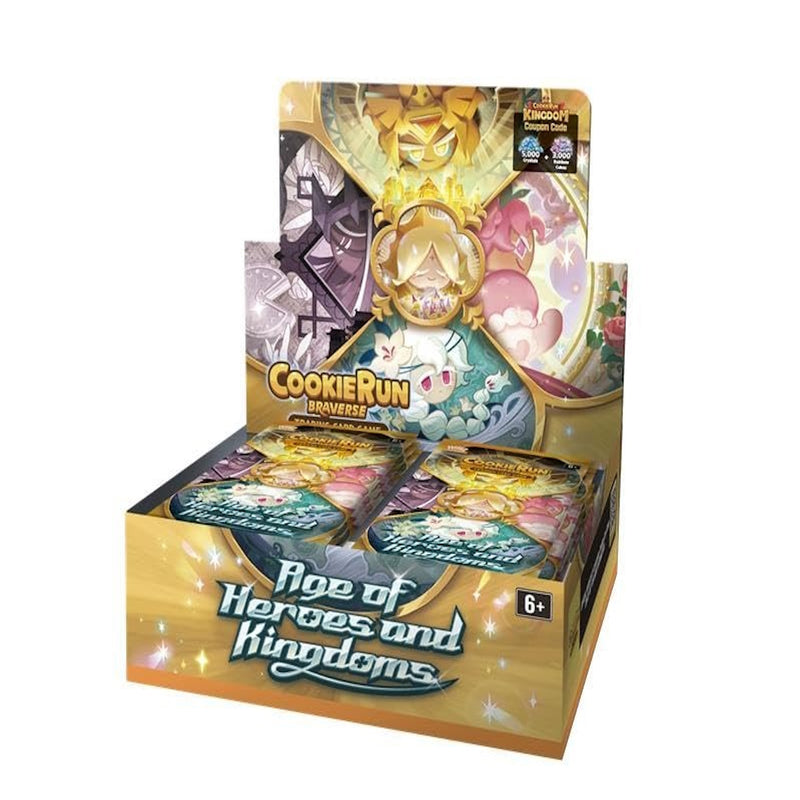 CookieRun Braverse TCG: Age of Heroes and Kingdoms Booster Box - 28 Packs Card Game Devsisters