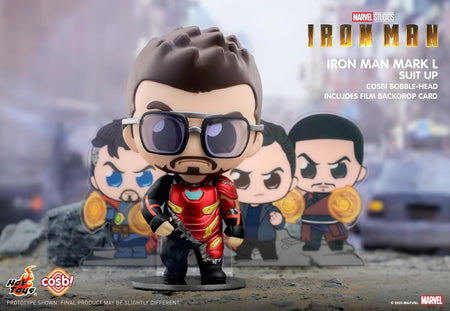 Cosbi Bobble-Head Collection: Series 1 Iron Man Tony Stark - 1-Random Figure Toys & Games Hot Toys