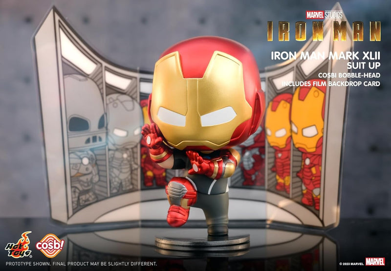 Cosbi Bobble-Head Collection: Series 1 Iron Man Tony Stark - 1-Random Figure Toys & Games Hot Toys