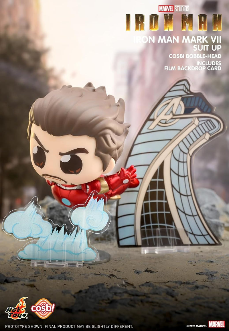 Cosbi Bobble-Head Collection: Series 1 Iron Man Tony Stark - 1-Random Figure Toys & Games Hot Toys