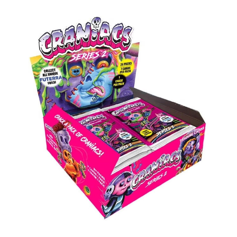 Craniacs TCG: Series 2 Trading Cards Hobby Box - 24 Packs Card Game Ira Friedman Enterprises
