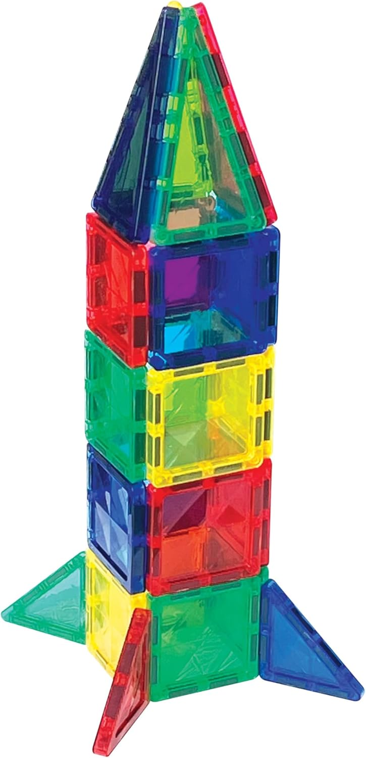 Crayola: Mini Bold PIP - 24 Piece Magnetic Tile Set Toys & Games Create On