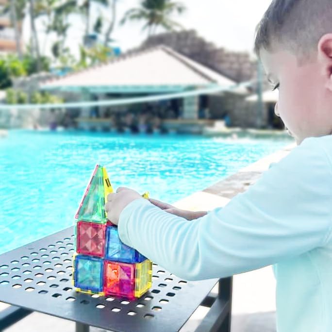 Crayola: Mini Bold PIP - 24 Piece Magnetic Tile Set Toys & Games Create On