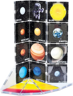 NASA: Rocketship Magnetic Tile Set Toys & Games Create On