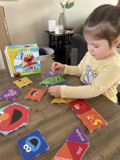 Sesame Street: Colors with Elmo - Magnetic Tiles Toys & Games Create On
