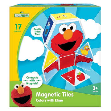 Sesame Street: Colors with Elmo - Magnetic Tiles Toys & Games Create On