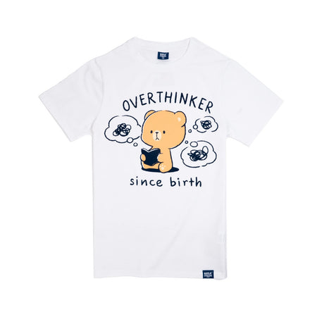 Overthinker T-shirt T-Shirts Milk Mocha Bear