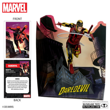 Marvel Collection WV3: Daredevil Issue #600 Scene Figure Platinum Edition - 1:10 Scale Toys & Games McFarlane Toys