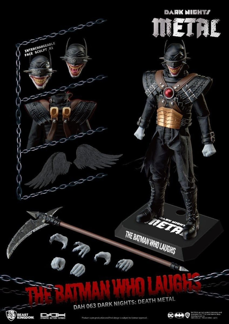 Dark Knights: Death Metal - The Batman Who Laughs Dynamic 8ction Figure Toys & Games Beast Kingdom