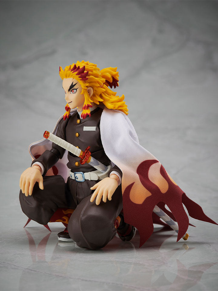 BUZZmod. Demon Slayer: Kimetsu no Yaiba - Kyojuro Rengoku 1/12 Version 2 Scale Action Figure Toys & Hobbies Aniplex of America