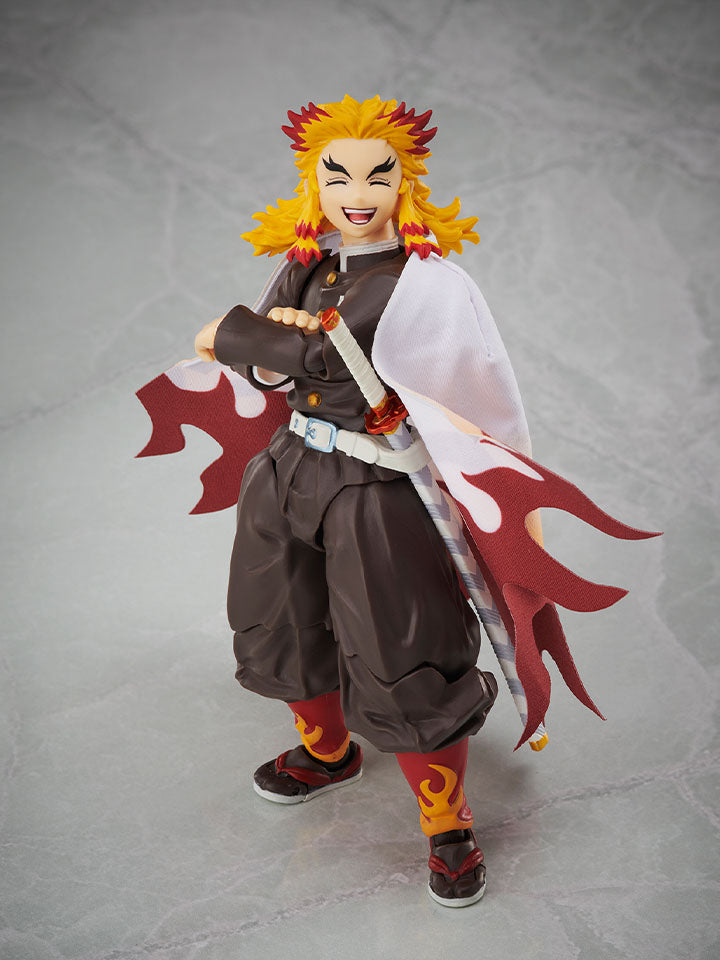 BUZZmod. Demon Slayer: Kimetsu no Yaiba - Kyojuro Rengoku 1/12 Version 2 Scale Action Figure Toys & Hobbies Aniplex of America