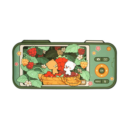 Milk Mocha Bear: Berry Picking Desk Mat Home Decor Milk Mocha Bear