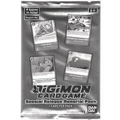 Digimon TCG: Special Release Memorial Pack - 1 Pack Card Game Bandai Namco