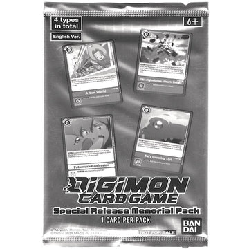 Digimon TCG: Special Release Memorial Pack - 1 Pack Card Game Bandai Namco