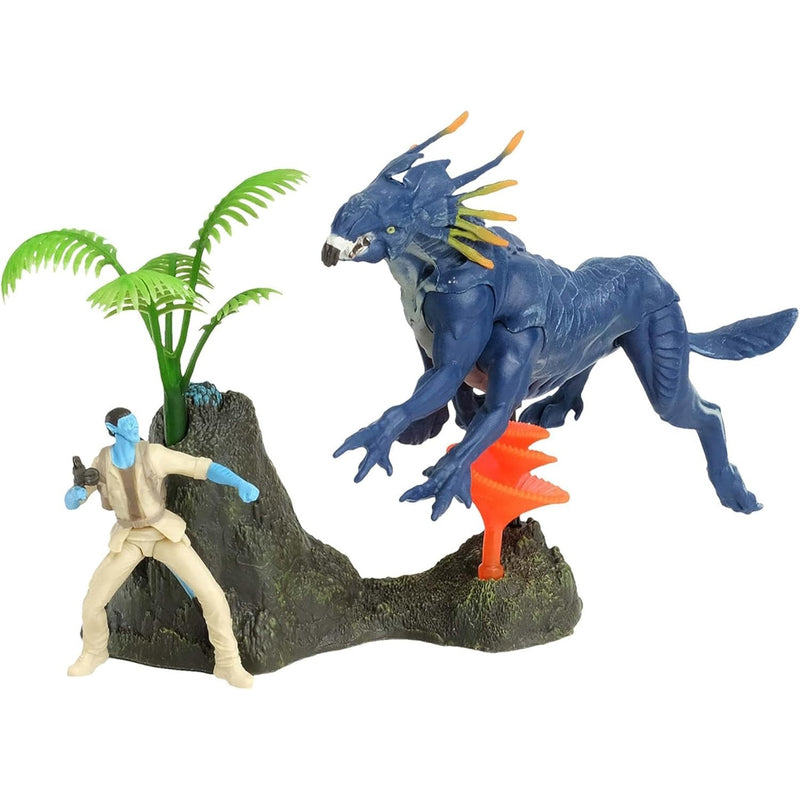 Disney Avatar: Jake Sully vs Thanator - Deluxe Action Set Toys & Games McFarlane Toys